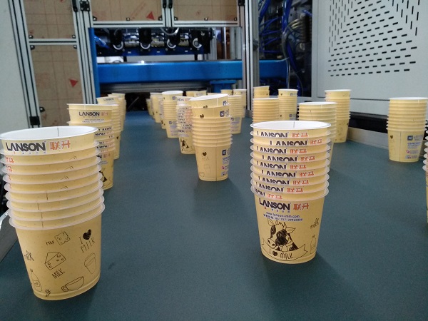 cup made by lanson injection molding machine